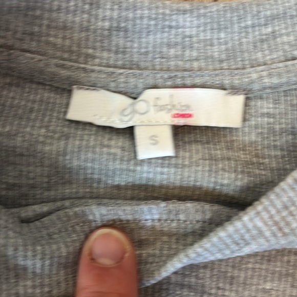 Gray Ribbed GB Fashion London Shirt - Picture 3 of 4